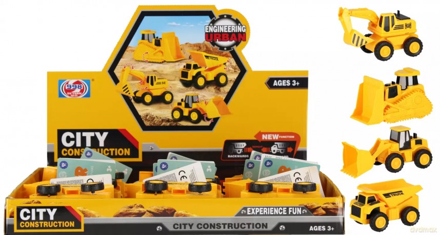 Auto Ciężarowe 9cm Mix Mega Creative 508905