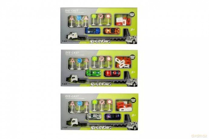 Auto laweta ze znakami i pojazdami Q11228 08265