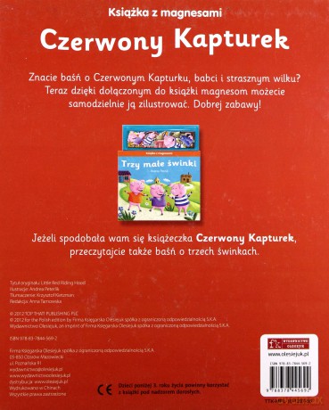 Czerwony Kapturek. Książka z magnesami [KSIĄŻKA]