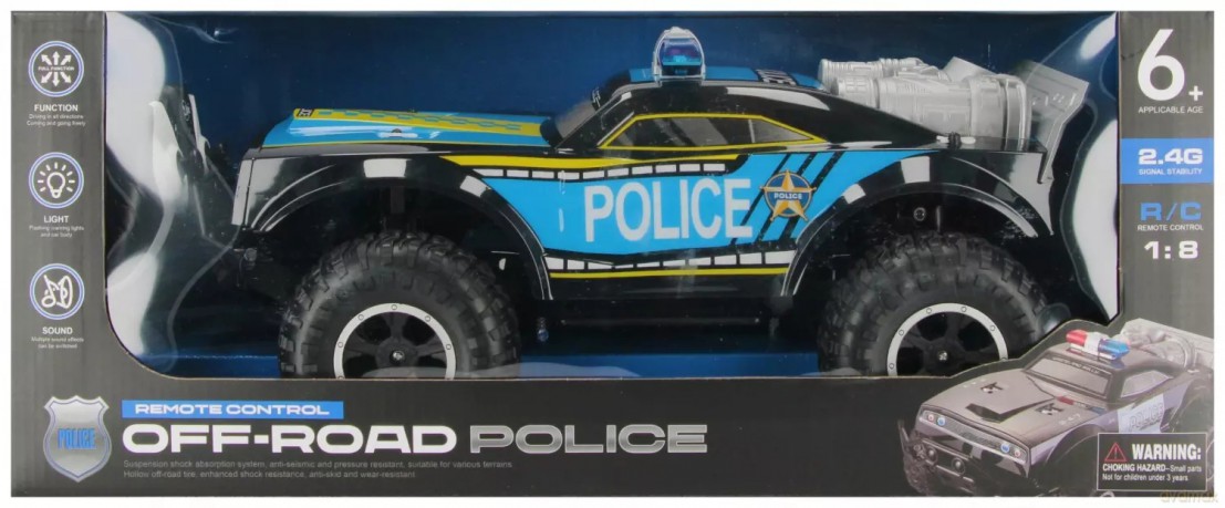 Auto Policja R/c Ff Lad 55x22x25 Mc Wb 6