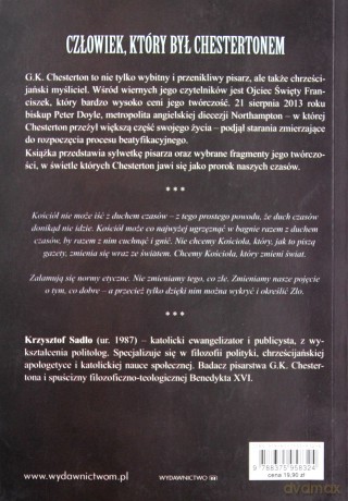Człowiek, który był Chestertonem - Krzysztof Sadło [KSIĄŻKA]