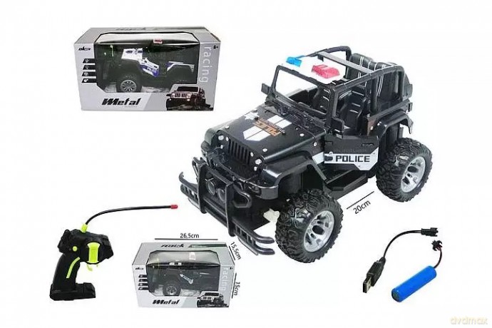 Auto terenowe policja n/radio 20cm H13756 49107