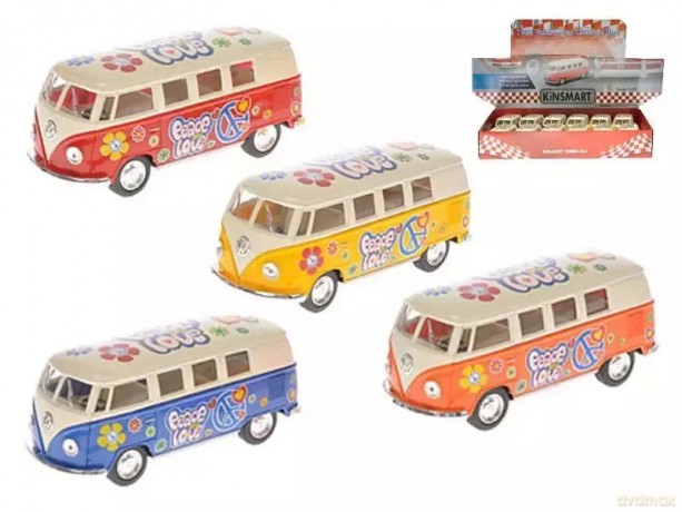 Auto VW Classical bus malowany 1:32 520020