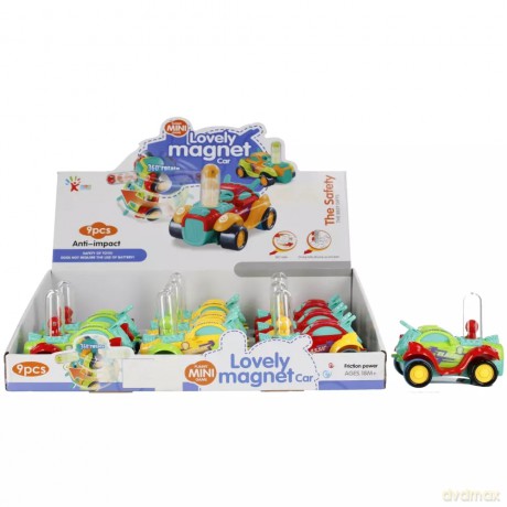 Auto Wyscig 13cm Mc Cartoon Mix Disp 9/108/216