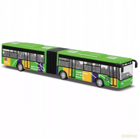 Autobus Przegubowy Metalowy Zabawka Dla Dzieci