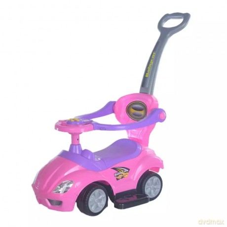 Baby Mix 301 Pojazd 2 W 1 z Dżwiękiem Różowy
