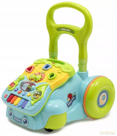Baby Mix chodzik edukacyjny z zabawkami Niebieski