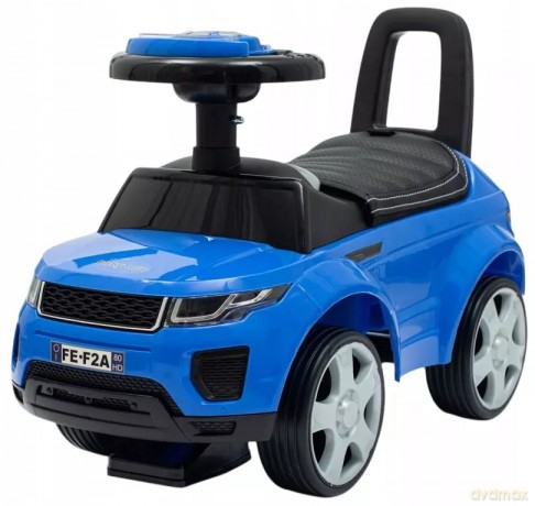 Baby Mix Jeździk Suv Prime Samochód Terenowy Auto Pchacz 12m+ Ekoskóra Blue