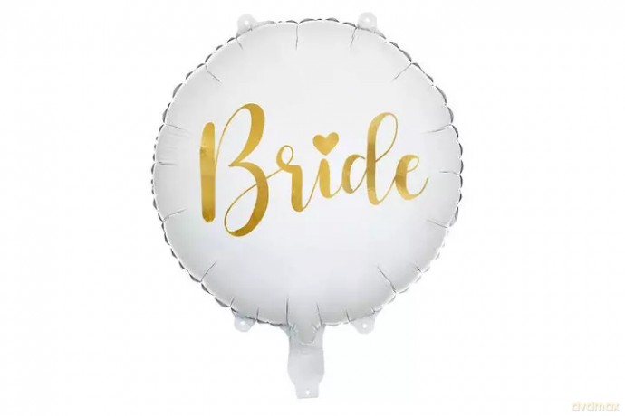 Balon fol.Bride 45cm biały 05266