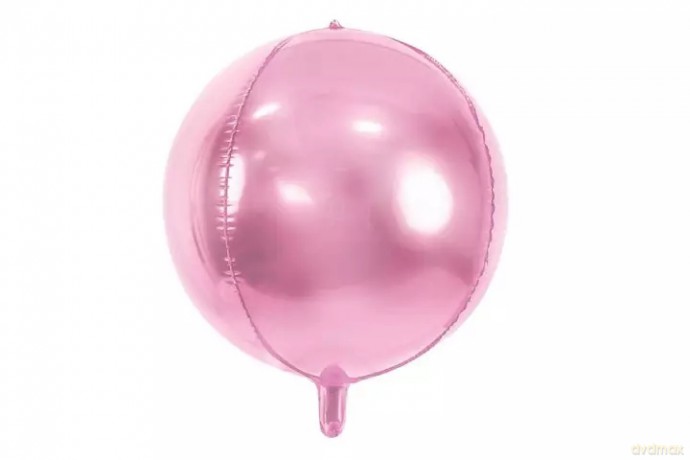 Balon fol.Kula 40cm j.róż 88480