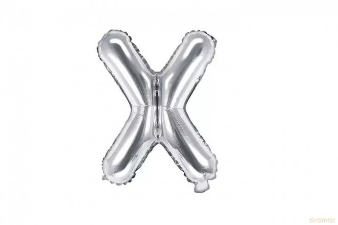 Balon fol.Literax35cm srebrny 72410