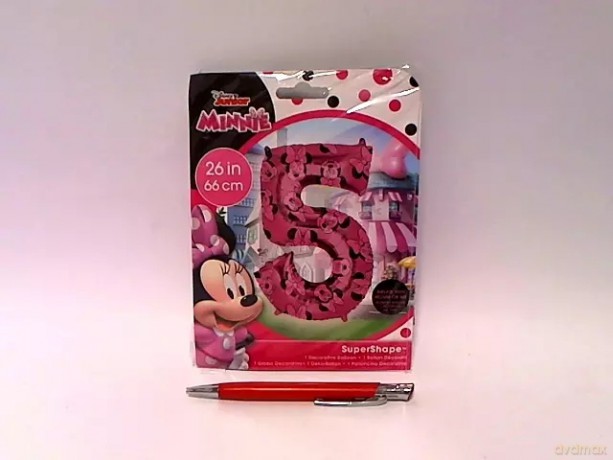 Balon foliowy Cyfra5 Minnie fiol66cm 4014001 01401