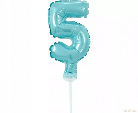 Balon foliowy n/pat Cyfra5 błękitna BC-5BL5 13808
