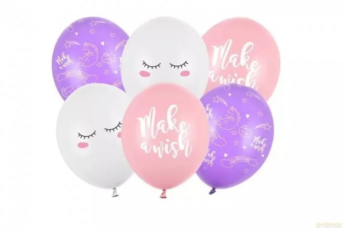 Balony 30cm Jednorożec mix A6 64187