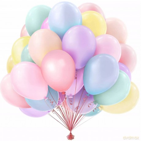 Balony klasyczne PartyDeco Strong Pastel Mix 30 cm 50 sztuk