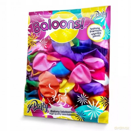 Balony pastelowe Go-Party wielokolorowe 12" 80 szt