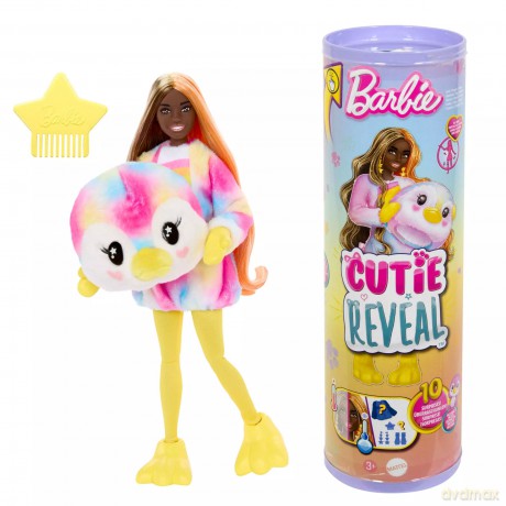 Barbie Cutie Reveal Lalka Pingwin Seria Kolorowe marzenia HRK40