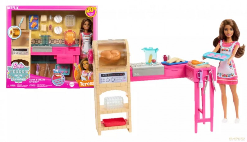 Barbie Kuchnia Teresy Zestaw I Lalka Przepis Na Przyjaźń Jct06