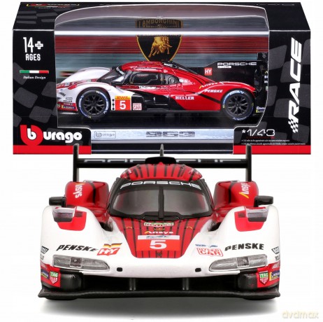 BBU 1:43 Race Porsche 963 #5 white/red 38309 83092