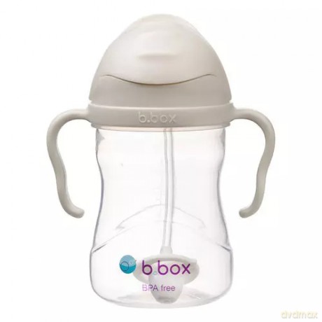 Bidon ze słomką 240 ml, latte, b.box