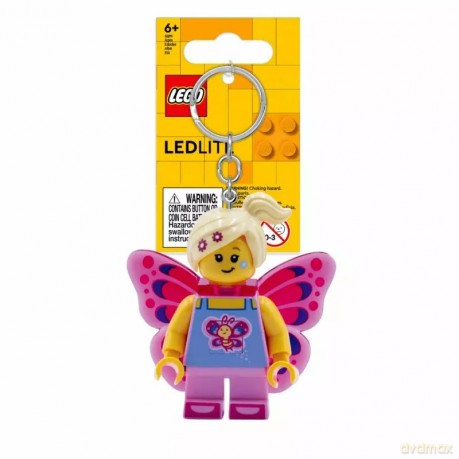 Brelok do kluczy z latarką LEGO Motylek LGL-KE171H