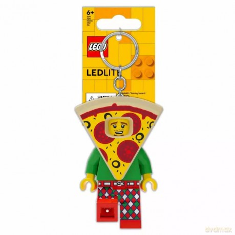 Brelok do kluczy z latarką LEGO Pizza LGL-KE176