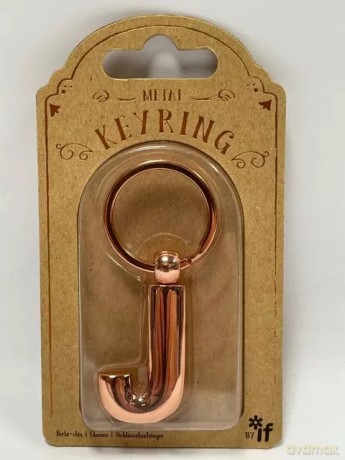 Brelok metal KEYRING LITERA J 31886291