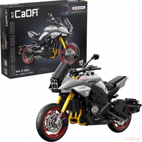 Cada Konstrukcyjne Motor Motocykl Suzuki Katana Pojazd 1104 El. [KLOCKI]