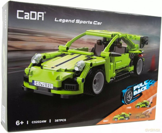 Cada Make Your Bricks Move C52024W Legend Sports Car Pull-back 387 szt. [KLOCKI]