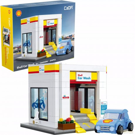 Cada Shell Myjnia Samochodowa 294 Elementy Budynek [KLOCKI]