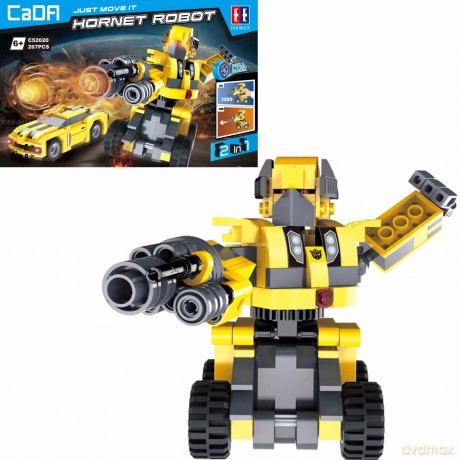 Cada Zestaw Klocków Hornet Robot 2w1 267 Elem. [KLOCKI]