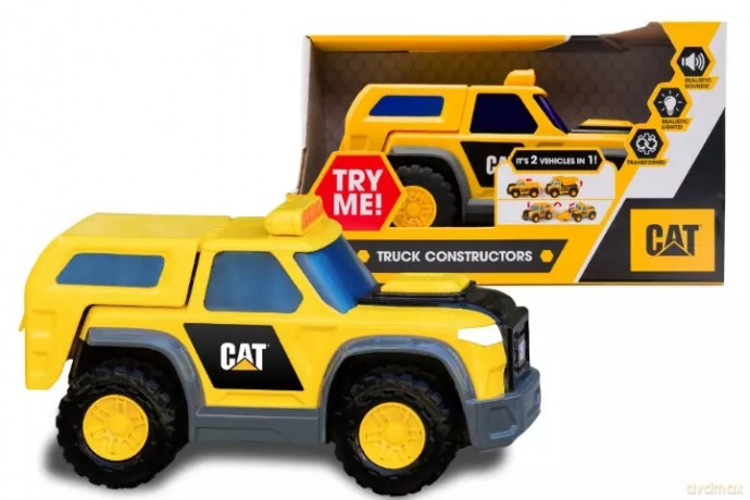CAT 2w1 pojazd budowlany światło/dźwięk