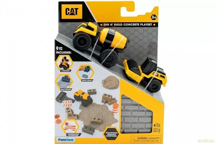 CAT 2x pojazd budowlany+masa plast.83406/4