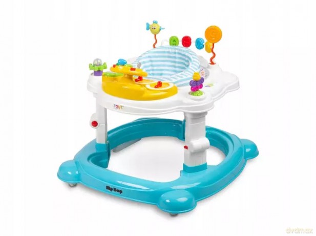 CHODZIK KOŁYSKA SKOCZEK 3w1 CARETERO TOYZ HIPHOP LIGHT BLUE