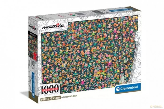 CLEMENTONI 1000 el. el. Compact Imposible Mordillo 39992