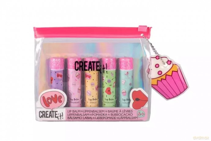 Create it! balsam do ust 5szt w kosmetyczce