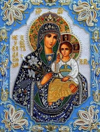 Diamentowa mozaika Maryja 30x40cm 2001699
