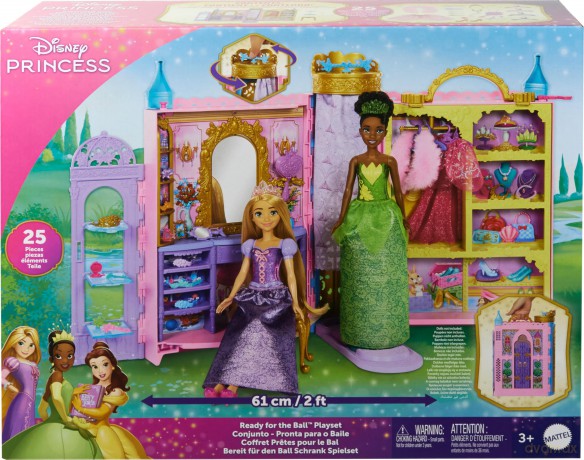 Disney Księżniczka Przygotowania do balu Zestaw do zabawy HXC20