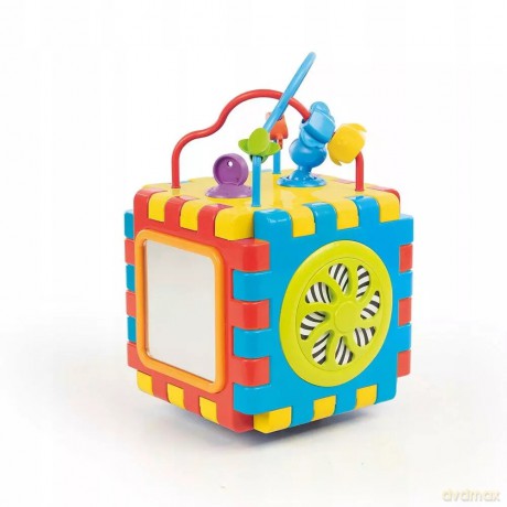 DOLU Cub 2 w 1 z atrakcjami - Gra edukacyjno-interaktywna dla dzieci