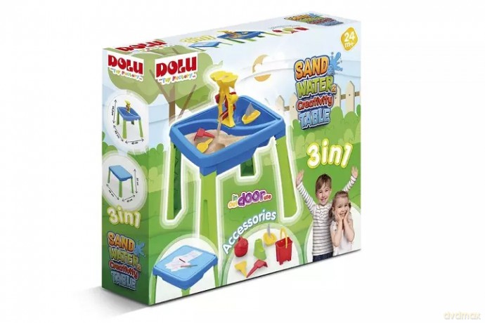 DOLU niebieski stolik aktywności 3w1 3077 30771