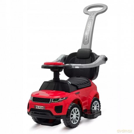 Dziecięcy Jeździk z Dźwiękiem 3w1 Baby Mix Prime Czerwony