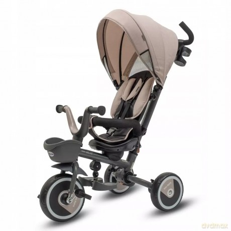 Dziecięcy rowerek trójkołowy Baby Mix 5w1 RELAX 365° beżowy