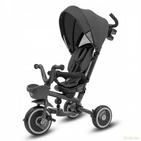 Dziecięcy rowerek trójkołowy Baby Mix 5w1 RELAX 365° szary