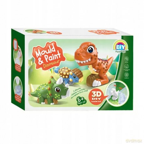 Figurki gipsowe 3D Dinozaury do własnego wykonania 2000492