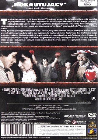 Rocky (polski lektor) [DVD]