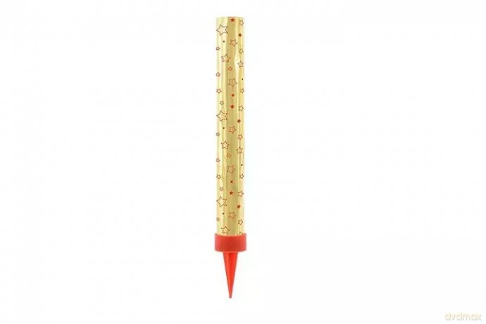 Fontanny na tort złoty 12cm A4 14883
