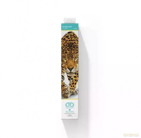 Haft diamentowy Diamond Dotz Leopard na polowaniu DQ9007