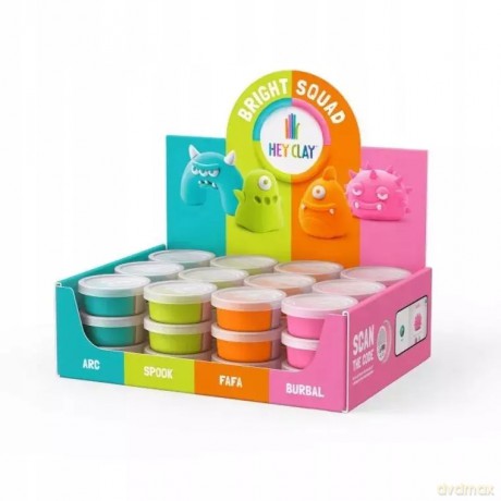 Hey Clay Masa Plastyczna Bright Squad 1 Puszka