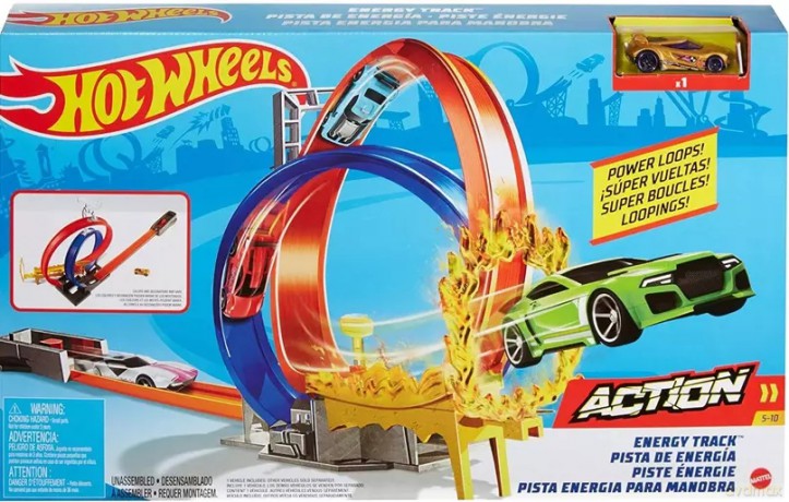 Hot Wheels. GND92 Wyzwanie. Podwójna pętla z samochodem