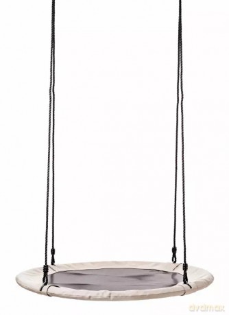 Huśtawka gniazdo Nest Swing - 100 cm, beżowa, do 150kg 91418 Woody